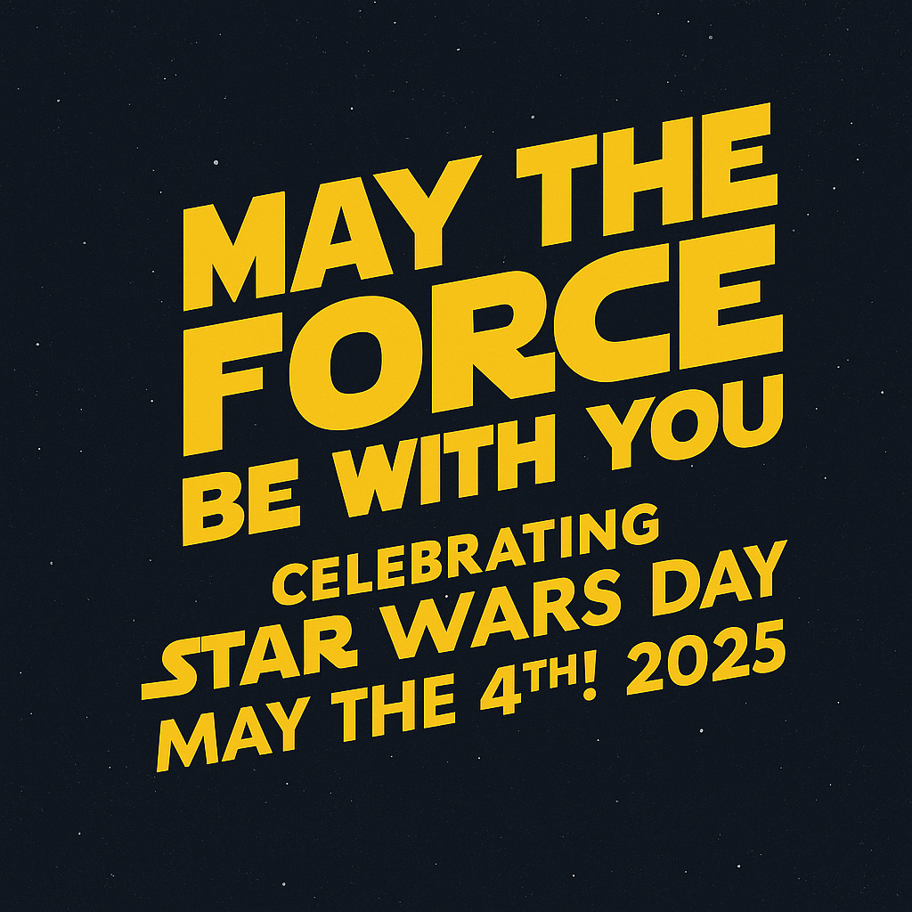 Celebrating Star Wars Day May the 4th! 2025